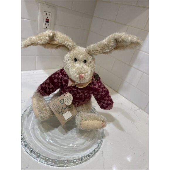 Boyd's Bears Plush ARCHER 11” Easter Bunny Sweater retired collectors - Picture 4 of 15